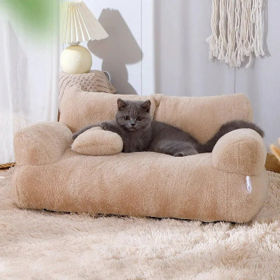 canape-pour-chat-beige