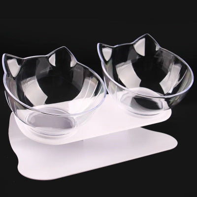 gamelle-chat-surelevee-double-transparent