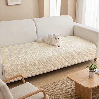 protege-canape-chat-beige