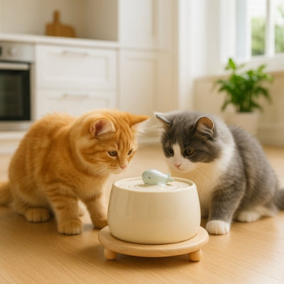 fontaine-a-eau-pour-chat-ceramique-sortie-eau-attirant