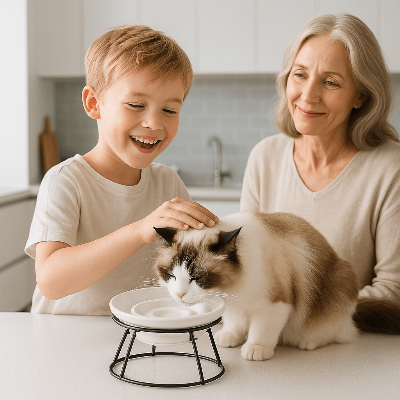 ragdoll-qui-mange-dans-sa-gamelle-anti-glouton-chat
