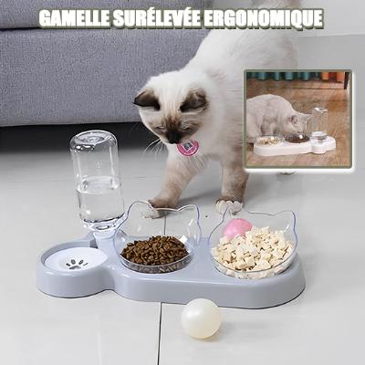 gamelle-pour-chat-surélevée