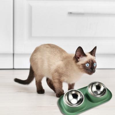 gamelle-pour-chat-vert