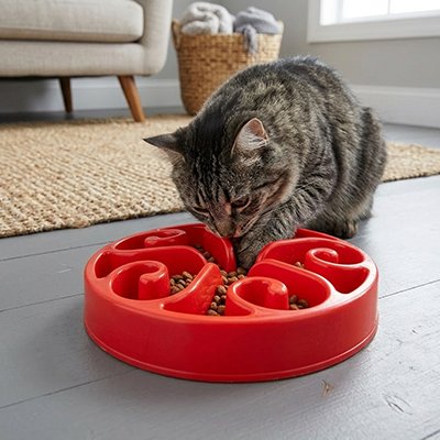 gamelles-anti-glouton-chat-rouge