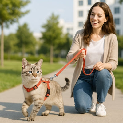 harnais-chat-rouge
