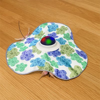 jouet-interactif-chat-motifs-fleurs